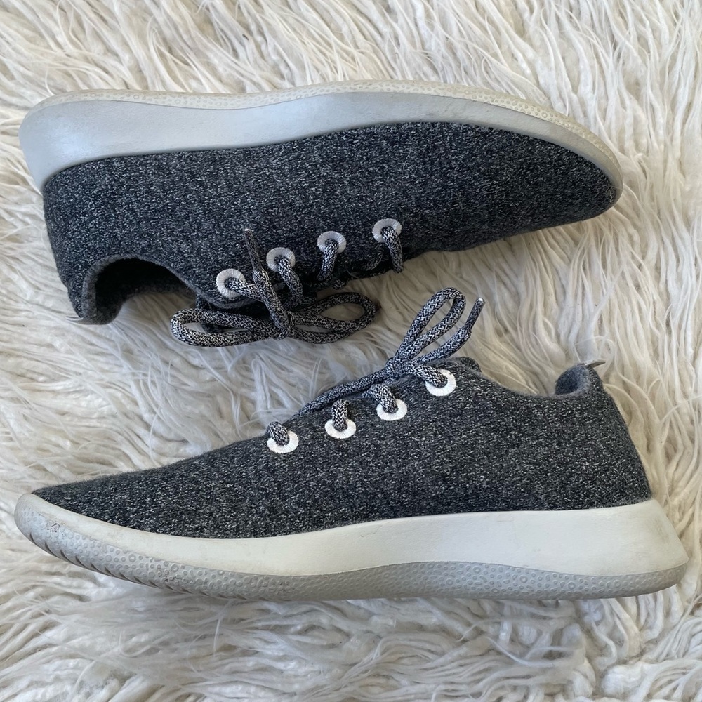Allbirds Gray Women’s Wool Runners Trainer Sneakers EUC Size 10